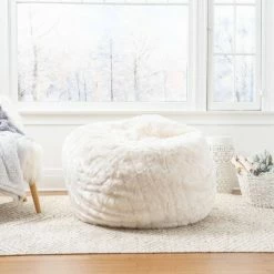 Budget ๐ 3" Leeson Faux Fur Bean Bag - Christopher Knight Home White ๐ 18 Budget ๐ 3" Leeson Faux Fur Bean Bag - Christopher Knight Home White ๐ -Living Room Chairs Sales unnamed file 10060