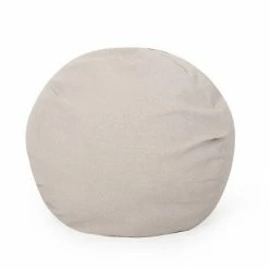 Top 10 😍 6.5' Hudgeons Boho Striped Bean Bag - Christopher Knight Home Natural/black 🌟 -Living Room Chairs Sales unnamed file 10071