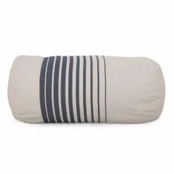 Top 10 😍 6.5' Hudgeons Boho Striped Bean Bag - Christopher Knight Home Natural/black 🌟 -Living Room Chairs Sales unnamed file 10078
