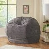 Coupon 🎁 60" Greyrock Modern Glam Faux Fur Winter Bean Bag - Christopher Knight Home Snow White/beige 🔔 -Living Room Chairs Sales unnamed file 10082