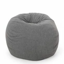 Buy 🧨 5' Newalla Modern Shearling Bean Bag - Christopher Knight Home Cream 🎁 -Living Room Chairs Sales unnamed file 10096