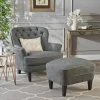 Promo ✔️ Tafton Club Chair and Ottoman - Christopher Knight Home Gray 😍 -Living Room Chairs Sales unnamed file 10201