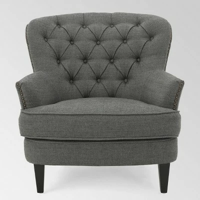 Promo βοΈ Tafton Club Chair and Ottoman - Christopher Knight Home Gray π 5 Promo βοΈ Tafton Club Chair and Ottoman - Christopher Knight Home Gray π - Image 3