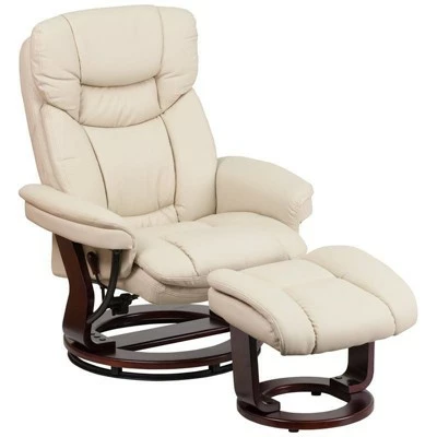 Buy β¨ Riverstone Furniture Collection Leather Recliner & Ottoman Beige π 3 Buy β¨ Riverstone Furniture Collection Leather Recliner & Ottoman Beige π