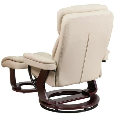 Buy β¨ Riverstone Furniture Collection Leather Recliner & Ottoman Beige π 5 Buy β¨ Riverstone Furniture Collection Leather Recliner & Ottoman Beige π - Image 3