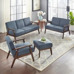 New 😍 Sonia Chair & Ottoman - Buylateral Gray 🛒 -Living Room Chairs Sales unnamed file 10301
