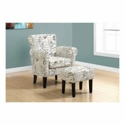 Outlet 👍 2pc Accent Chair Set Vintage French - EveryRoom 🤩