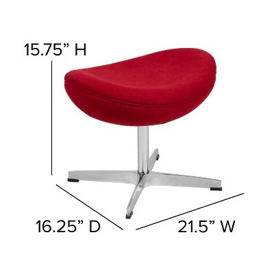 Cheap 🌟 Flash Furniture High Back Swivel Wing Chair and Saddle Style Wing Ottoman Set 👍 9 Cheap 🌟 Flash Furniture High Back Swivel Wing Chair and Saddle Style Wing Ottoman Set 👍 - Image 7