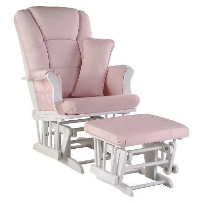Brand new 🔥 Storkcraft Tuscany White Frame Glider and Ottoman Pink Blush Swirl ⌛ 11 Brand new 🔥 Storkcraft Tuscany White Frame Glider and Ottoman Pink Blush Swirl ⌛ - Image 10