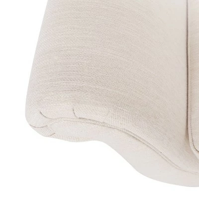 Best Pirce ๐งจ Calvert Contemporary Chaise Lounge with Scroll Arms - Christopher Knight Home Beige/dark Brown โญ 5 Best Pirce ๐งจ Calvert Contemporary Chaise Lounge with Scroll Arms - Christopher Knight Home Beige/dark Brown โญ - Image 3