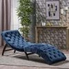 Outlet 🎁 Garret Tufted Chaise Lounge - Christopher Knight Home Teal 💯 -Living Room Chairs Sales unnamed file 10479