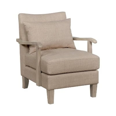 Brand new π Forrester Wood Arm Accent Chair - miBasics Dark Gray π 5 Brand new π Forrester Wood Arm Accent Chair - miBasics Dark Gray π - Image 3