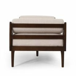 Best reviews of 😍 Rayle Contemporary Tufted Chaise Lounge with Rolled Accent Pillows - Christopher Knight Home Navy Blue/dark Brown 👏 -Living Room Chairs Sales unnamed file 10522