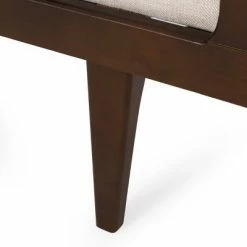 Best reviews of 😍 Rayle Contemporary Tufted Chaise Lounge with Rolled Accent Pillows - Christopher Knight Home Navy Blue/dark Brown 👏 -Living Room Chairs Sales unnamed file 10525