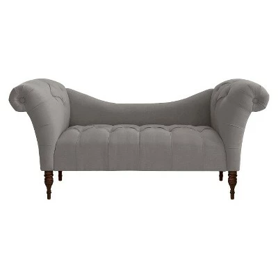 Wholesale 🔔 Button Tufted Chaise Settee Sofa - Threshold™ Velvet Pewter 😉 16 Wholesale 🔔 Button Tufted Chaise Settee Sofa - Threshold™ Velvet Pewter 😉 - Image 14