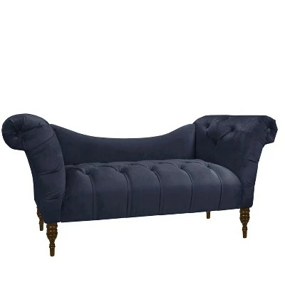 Wholesale 🔔 Button Tufted Chaise Settee Sofa - Threshold™ Velvet Pewter 😉 19 Wholesale 🔔 Button Tufted Chaise Settee Sofa - Threshold™ Velvet Pewter 😉 - Image 17
