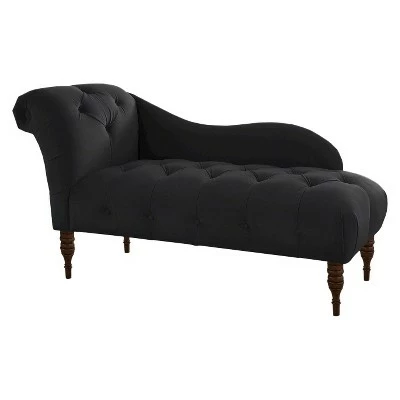 Deals ๐ Custom Upholstered Tufted Chaise - Skyline Furniture Linen Talc ๐ 10 Deals ๐ Custom Upholstered Tufted Chaise - Skyline Furniture Linen Talc ๐ - Image 8