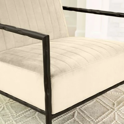 Budget 😍 Raleigh Velvet Arm Chair - Abbyson Living Light Gray 😀 4 Budget 😍 Raleigh Velvet Arm Chair - Abbyson Living Light Gray 😀 - Image 2