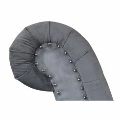 Best deal 🥰 Denise Tufted Fabric Chaise Lounge Gray - Abbyson Living ✨ -Living Room Chairs Sales unnamed file 10683