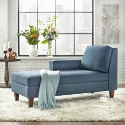 Coupon 💯 Ginger Storage Chaise - Buylateral Gray 💯 -Living Room Chairs Sales unnamed file 10687