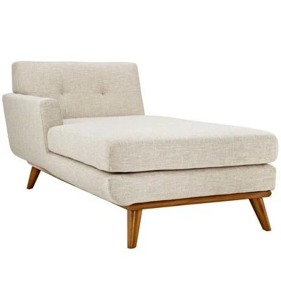 Budget π Engage Left-Arm Upholstered Chaise - Modway Beige π 7 Budget π Engage Left-Arm Upholstered Chaise - Modway Beige π - Image 5