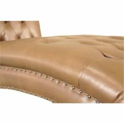 Cheap 🔔 Allison Tufted Leather Chaise - Abbyson Living Brown ⌛ -Living Room Chairs Sales unnamed file 10798