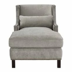 Promo 🎁 Vitali Studded Chaise - Safavieh Sand 🥰 -Living Room Chairs Sales unnamed file 10808