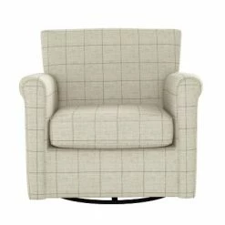 Budget ⌛ Tinsley Modern Rolled Arm Swivel Club Chair Checkered - Handy Living Barley Tan ✔️ 18 Budget ⌛ Tinsley Modern Rolled Arm Swivel Club Chair Checkered - Handy Living Barley Tan ✔️ -Living Room Chairs Sales unnamed file 1081