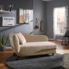 Flash Sale 👏 Gracie Two Toned Dark and Light Functional Chaise with 1 Pillow - Inspire Q Beige 🔔 -Living Room Chairs Sales unnamed file 10813