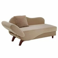 Flash Sale 👏 Gracie Two Toned Dark and Light Functional Chaise with 1 Pillow - Inspire Q Beige 🔔 -Living Room Chairs Sales unnamed file 10817