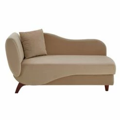 Flash Sale 👏 Gracie Two Toned Dark and Light Functional Chaise with 1 Pillow - Inspire Q Beige 🔔 -Living Room Chairs Sales unnamed file 10819