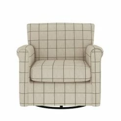 Budget ⌛ Tinsley Modern Rolled Arm Swivel Club Chair Checkered - Handy Living Barley Tan ✔️ 19 Budget ⌛ Tinsley Modern Rolled Arm Swivel Club Chair Checkered - Handy Living Barley Tan ✔️ -Living Room Chairs Sales unnamed file 1082