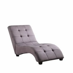 Outlet 🥰 Modern Chaise - Ore International Gray ❤️ -Living Room Chairs Sales unnamed file 10841