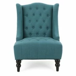 Best Pirce ⭐ Toddman High Back Club Chair - Christopher Knight Home Dark Charcoal 😍 -Living Room Chairs Sales unnamed file 10852