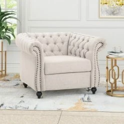 Flash Sale 🥰 Westminster Chesterfield Club Chair - Christopher Knight Home Blackberry 🎉