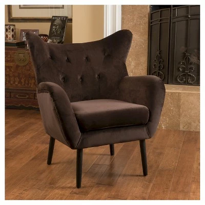 Promo 🧨 Alyssa New Velvet Armchair - Christopher Knight Home Navy 🤩 3 Promo 🧨 Alyssa New Velvet Armchair - Christopher Knight Home Navy 🤩