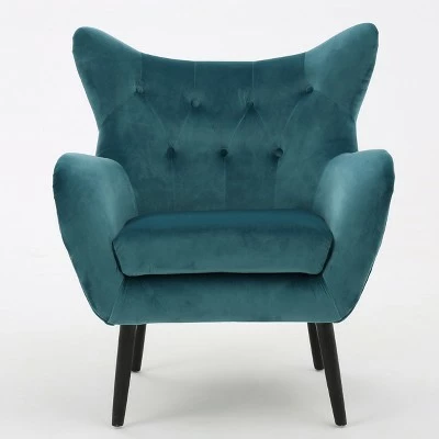 Promo 🧨 Alyssa New Velvet Armchair - Christopher Knight Home Navy 🤩 9 Promo 🧨 Alyssa New Velvet Armchair - Christopher Knight Home Navy 🤩 - Image 7
