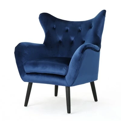 Promo 🧨 Alyssa New Velvet Armchair - Christopher Knight Home Navy 🤩 13 Promo 🧨 Alyssa New Velvet Armchair - Christopher Knight Home Navy 🤩 - Image 11