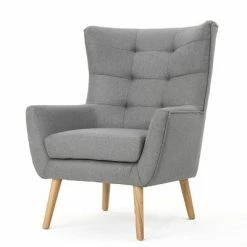 Cheap 🥰 Tamsin Mid-Century Club Chair - Christopher Knight Home Wheat 🛒 -Living Room Chairs Sales unnamed file 10884