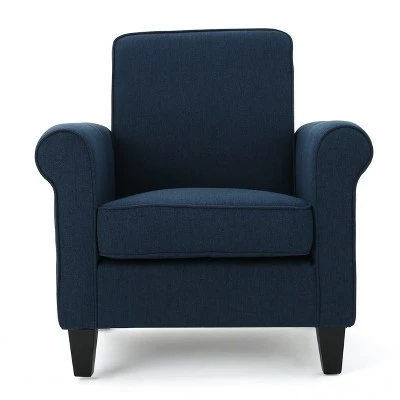 Buy 🥰 Freemont Club Chair - Christopher Knight Home Dark Blue ✨ 6 Buy 🥰 Freemont Club Chair - Christopher Knight Home Dark Blue ✨ - Image 4