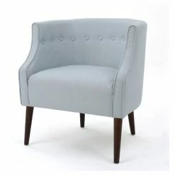 Top 10 🧨 Brandi Upholstered Club Chair - Christopher Knight Home Light Sky Blue 👏 -Living Room Chairs Sales unnamed file 10945