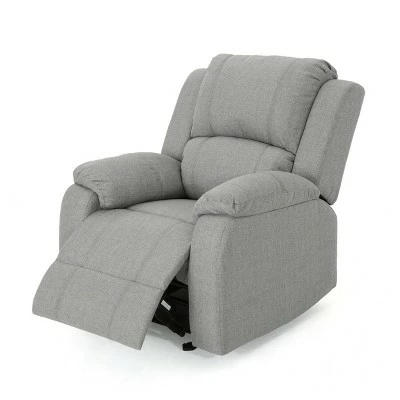 Cheap π Mozelle Classic Gliding Recliner - Christopher Knight Home Gray Fabric π 7 Cheap π Mozelle Classic Gliding Recliner - Christopher Knight Home Gray Fabric π - Image 5