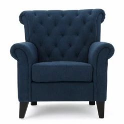 Promo 😍 Merrit Tufted Club Chair - Christopher Knight Home Dark Gray 💯 -Living Room Chairs Sales unnamed file 10960