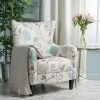 Coupon 😀 Arabella Club Chair White/Blue - Christopher Knight Home ✔️ -Living Room Chairs Sales unnamed file 10973