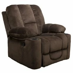 Hot Sale 🛒 Gannon Glider Recliner Club Chair - Christopher Knight Home Latte ❤️ -Living Room Chairs Sales unnamed file 11005