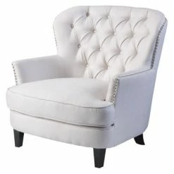 Best reviews of ⭐ Tafton Tufted Club Chair - Christopher Knight Home Navy 🛒 -Living Room Chairs Sales unnamed file 11029