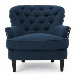 Best reviews of ⭐ Tafton Tufted Club Chair - Christopher Knight Home Navy 🛒 -Living Room Chairs Sales unnamed file 11036