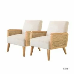 Top 10 😍 Chloé Cane Accent Chair Set of 2 | Karat Home ✨ -Living Room Chairs Sales unnamed file 1107