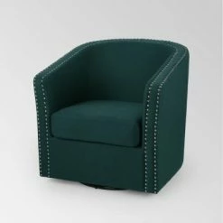 Best reviews of ⌛ Maya Contemporary Swivel Chair - Christopher Knight Home Green ⭐ -Living Room Chairs Sales unnamed file 11076