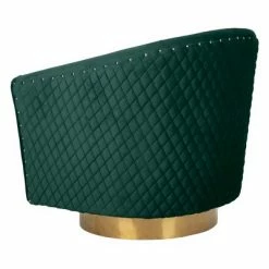 Budget 🥰 Clara Quilted Swivel Tub Chair Emerald - Safavieh 😍 -Living Room Chairs Sales unnamed file 11089